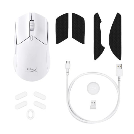 Chuột không dây HP HyperX Pulsefire Haste II White_6N0A9AA