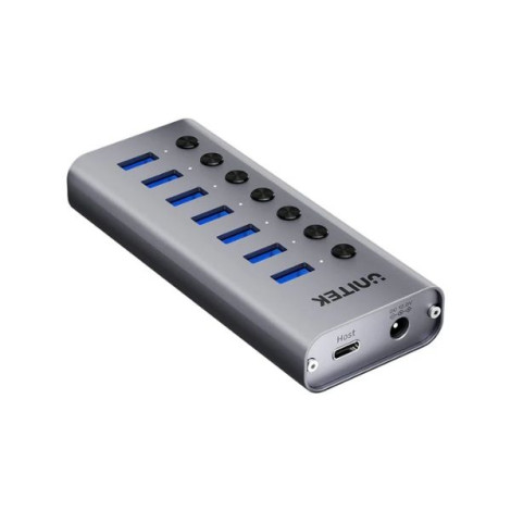 Hub chia USB 3.0 7 cổng kèm công tắc UNITEK H1314A01-EU