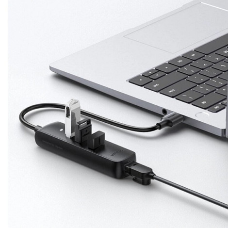 Hub USB 2.0 4 cổng hỗ trợ nguồn Type-C 5V-2A Ugreen 20984