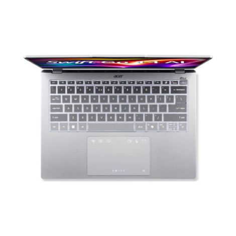 Laptop Acer Swift Go SFG14-74T-55HD NX.JF9SV.001 (Ultra 5 225H/ Ram 16GB/ SSD 1TB/ Touch/ Windows 11 Home/ 1Y/ Xám)
