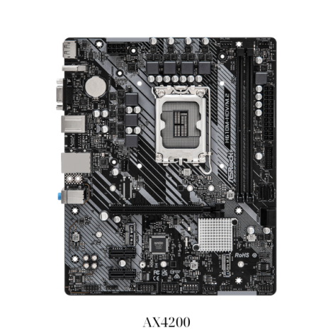 Mainboard ASRock H610M-HDV/M.2 (2 x DDR4/ 64 GB/ LGA 1700/ Micro ATX)
