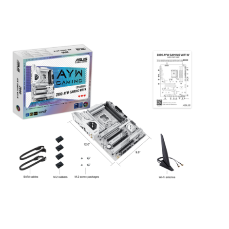Mainboard Asus Z890 AYW GAMING WIFI W (4 x DDR5/ 256 GB/ LGA 1851/ ATX)