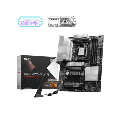 Mainboard MSI PRO X870-P WIFI (4 x DDR5/ 256GB/ AM5/ ATX)
