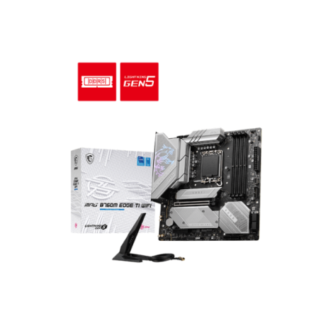 Mainboard MSI MPG B760M EDGE TI WIFI (4 x DDR4/ 256 GB/ LGA 1700/ Micro ATX)