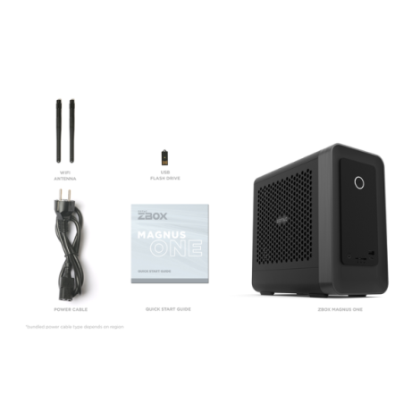Máy bộ ZOTAC Mini PC MAGNUS ONE ZBOX-ERP54060C-BE1-Ram-SSD (I5 13400/ Ram 16GB/ SSD 512GB/ RTX4060 8GB/ 3Y)