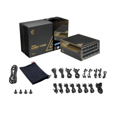 Nguồn MSI MEG Ai1600T 1600W PCIE5 80 Plus Titanium