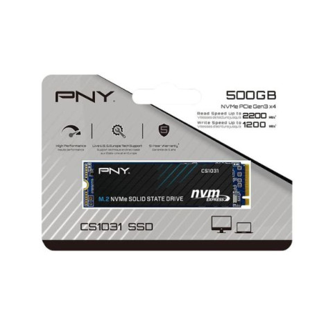 Ổ cứng SSD gắn trong NVMe M.2-2280 PCIe Gen3x4 PNY 500GB CS1031