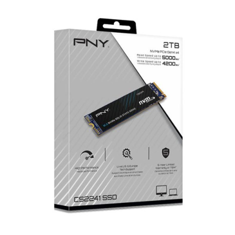 Ổ cứng SSD gắn trong NVMe M.2-2280 PCIe Gen4x4 PNY 2TB CS2241