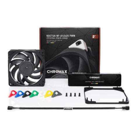 Fan Case Noctua Chromax Black Swap FANNT-NF-A12X25-PWM-CH-BK-S