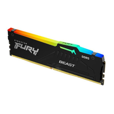 Ram Desktop Kingston Fury Beast RGB 32GB DDR5 Bus 6000Mhz KF560C30BBAK2-32