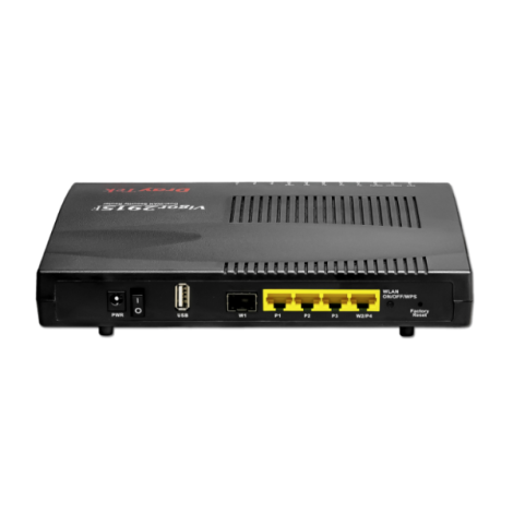 Router cân bằng tải DrayTek Vigor2915F (2 x GbE WAN, 3 x GbE LAN, 1 x 3.5/4G USB/ SFP)