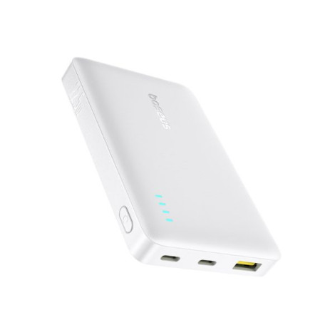 Sạc dự phòng Baseus EnerFill FP21 10000mAh 22.5W (3-Port) White (P1008210D213-00)