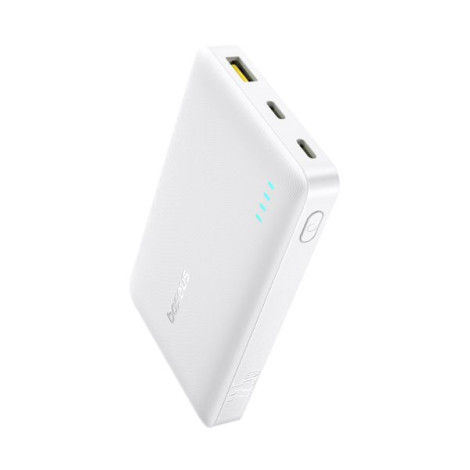 Sạc dự phòng Baseus EnerFill FP21 10000mAh 22.5W (3-Port) White (P1008210D213-00)
