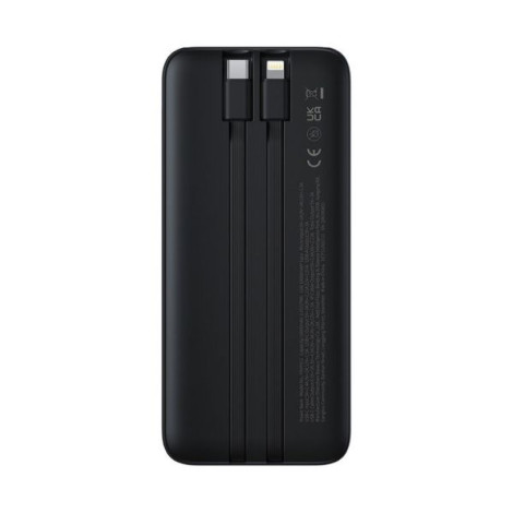 Sạc dự phòng Baseus Lipow Dual-Cable 10000mAh 22.5W Black (P10079101123-00)