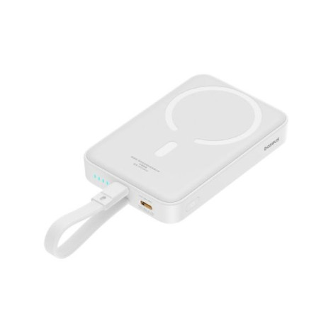 Sạc dự phòng Baseus Magnetic Mini Wireless 10000mAh 20W iP Edition White (P10022109223-00)