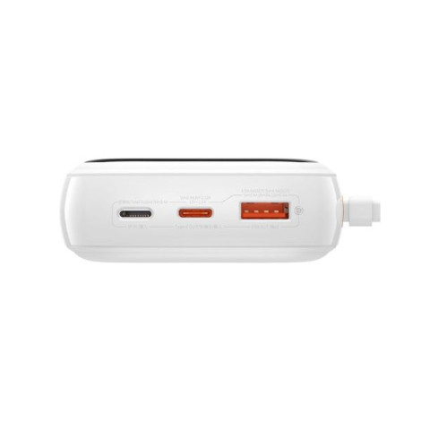Sạc dự phòng Baseus Qpow Pro Digital Display 20000mAh 20W iP Edition White Overseas (PPQD030002)