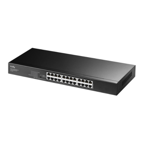 Switch Cudy Light Managed GS1024E (24 port/ 10/100/1000 Mbps)