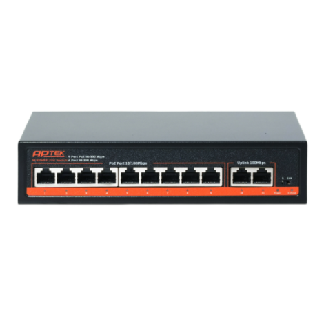 Switch PoE APTEK SF1092FP (11 Port 10/100 Mbps)