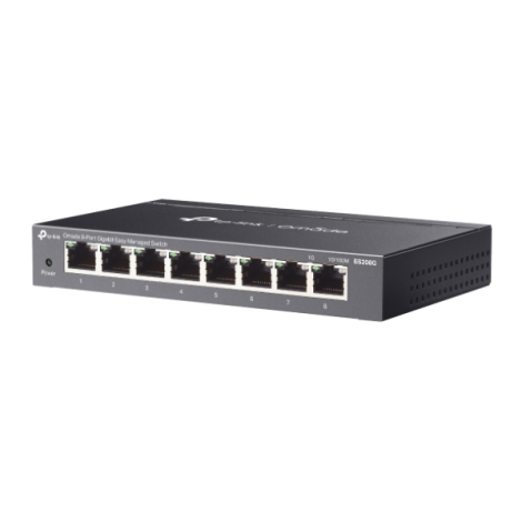 Switch TP-Link Omada ES208G (8 port/ 10/100/1000 Mbps)