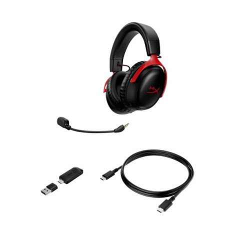 Tai nghe HP HyperX Cloud III Wireless Red (77Z46AA)