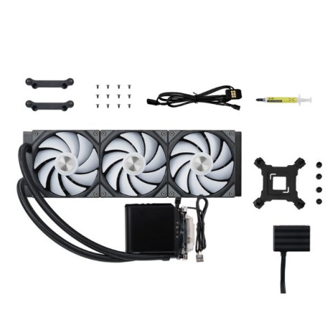 Tản nhiệt nước 3 Fan CPU TRYX PANORAMA 360 ARGB Black