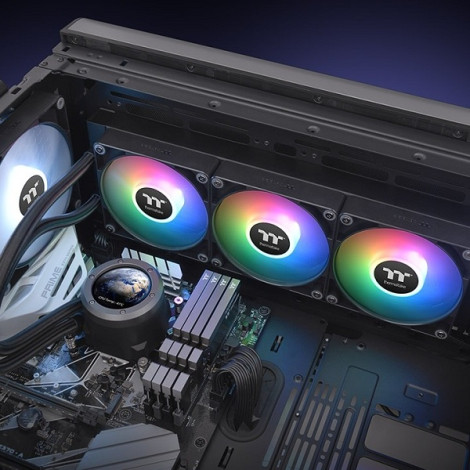 Tản nhiệt nước CPU AIO 3 Fan Thermaltake TH360 Ultra V2 ARGB Black