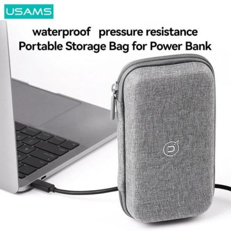 Túi đựng phụ kiện USAMS US-ZB263 Grey (ZB263SNB01)