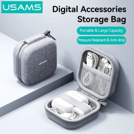 Túi đựng phụ kiện USAMS ZB351 Grey (ZB351SNB01)