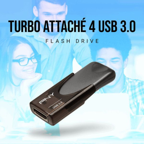 USB 3.2 PNY Elite Turbo Attaché 4 64GB P-FD64GTBAT4-GE