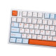 Bàn phím cơ Aula M75 Xanh, Trắng, Cam Purple Fire V2 Switch