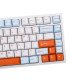 Bàn phím cơ Aula M75 Xanh, Trắng, Cam Purple Fire V2 Switch
