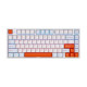 Bàn phím cơ Aula M75 Xanh, Trắng, Cam Purple Fire V2 Switch