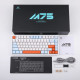 Bàn phím cơ Aula M75 Xanh, Trắng, Cam Purple Fire V2 Switch