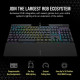 Bàn phím Gaming có dây Corsair K70 PRO BLK-MX Red-RGB