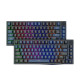 Bàn phím Gaming không dây E-DRA EK375v2 Black Blue Alpha