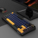Bàn phím không dây Edra EK375W Black Linear Custom Switch