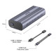 Box đựng ổ cứng SSD Solidforce Reefer Pro M.2 PCIE Unitek S1226A
