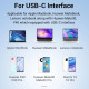Cáp chuyển đổi USB-C to LAN VENTION dài 15cm CFN-HB
