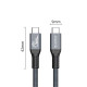 Cáp ThunderBolt 4 8K Type-C dài 2m ORICO TBZ4-20-GY-BP
