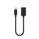 Cáp USB-C sang USB-A 5Gbps dài 0,2m UNITEK Y-C476BK