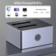 Docking 2 Bay 2.5",3.5" SATA3 5Gbps UNITEK Y-3026GY01-EU