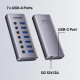 Hub chia USB 3.0 7 cổng kèm công tắc UNITEK H1314A01-EU