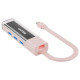 Hub chuyển Type-C sang 4 cổng USB 3.0 Unitek H1319A Hồng