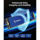 Ổ cứng SSD gắn trong Orico PCIe Gen3x4 M2 NVMe J10 256GB J10-256GB-BL-BP