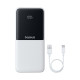 Sạc dự phòng Baseus Lipow Dual-Cable 10000mAh 22.5W White (P10079101213-00)
