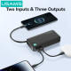 Sạc dự phòng USAMS CD224 20W 10000mAh TypeC Cable XY Series Black (10KCD22401)