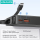 Sạc dự phòng USAMS CD224 20W 10000mAh TypeC Cable XY Series Black (10KCD22401)