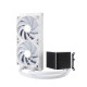 Tản nhiệt nước 2 Fan CPU TRYX PANORAMA 240 ARGB White