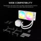 Tản nhiệt nước AIO 2 Fan Corsair NAUTILUS 240 ARGB White