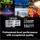 Thẻ nhớ MicroSD UHS-I Lexar Professional SILVER PLUS 64GB LMSSIPL064G-BNANG